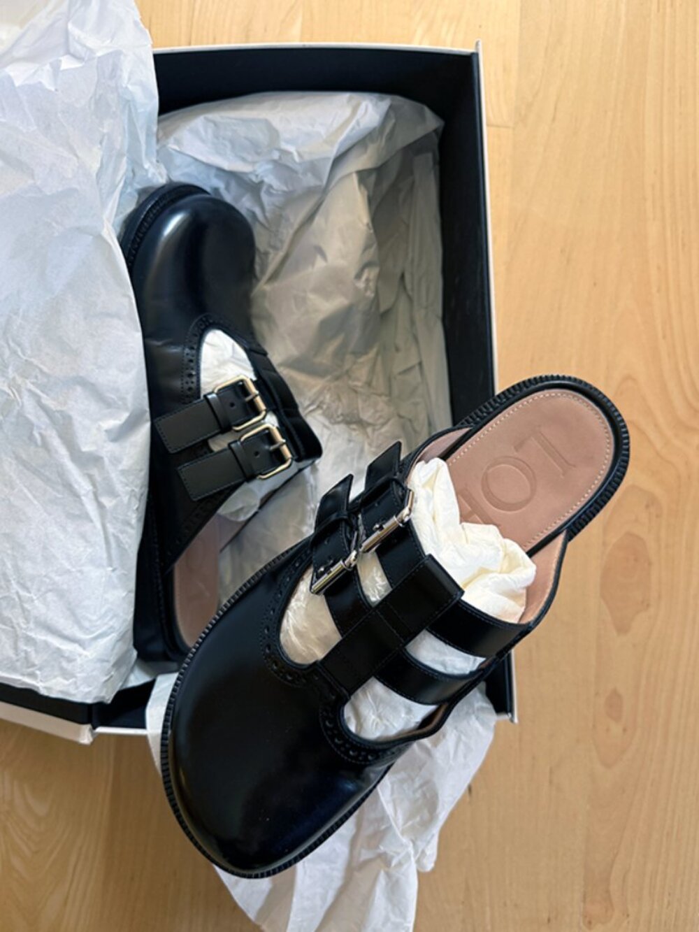 Loewe Campo Mary Jane Mules Black size 39 - Picture 8 of 12